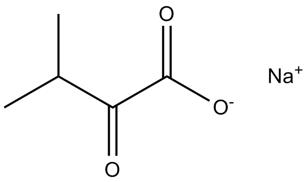 3-methyl-2-oxobutyrate Chemische Struktur