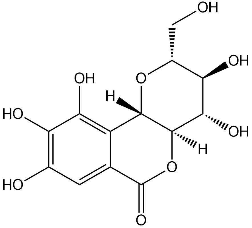 Norbergenin  Chemische Struktur