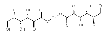 2-Keto-D-gluconic acid hemicalcium salt hydrate Chemische Struktur