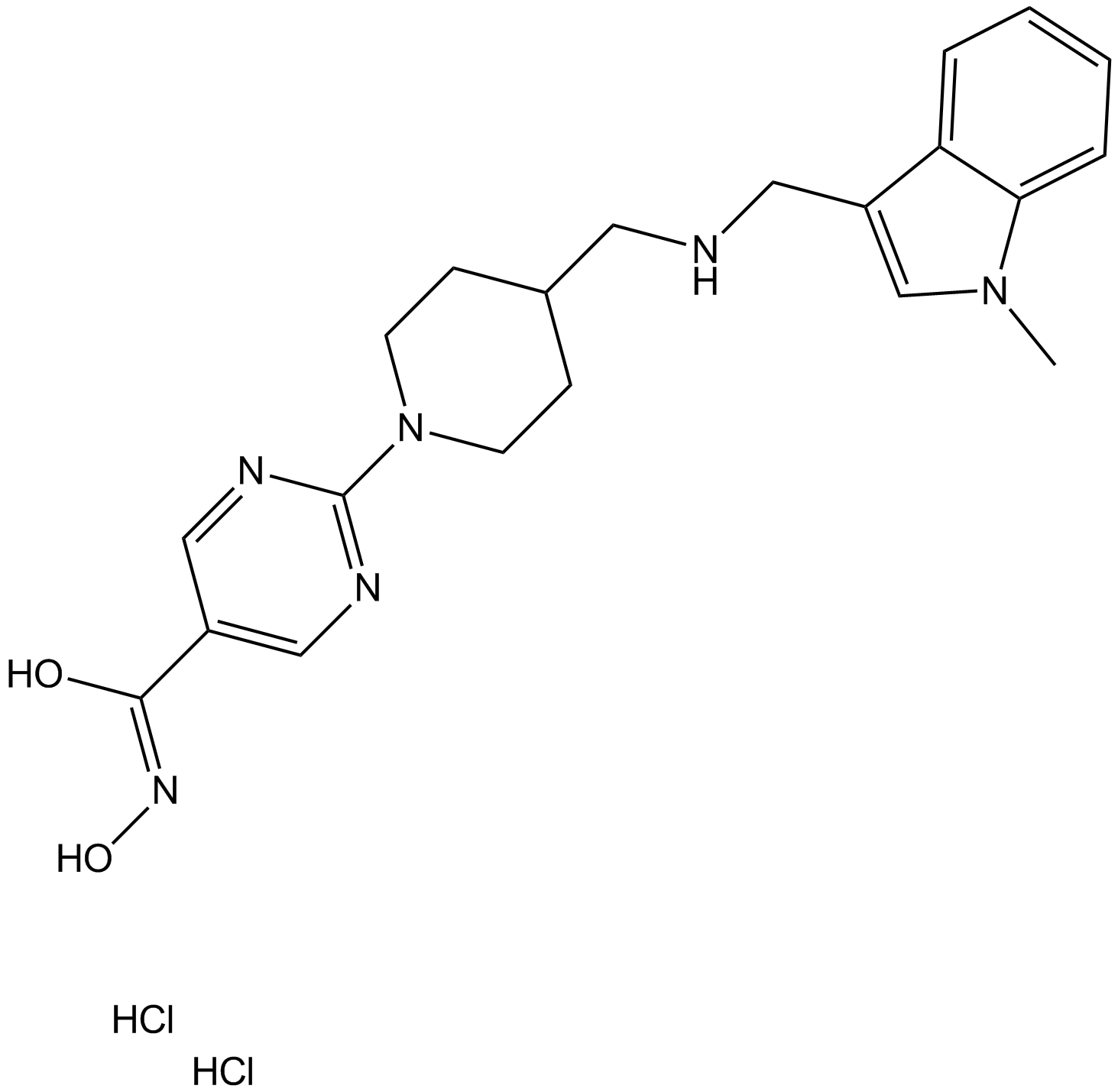 Quisinostat dihydrochloride  Chemical Structure