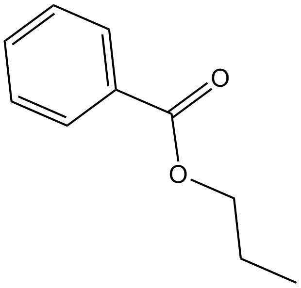 Propyl Benzoate 化学構造