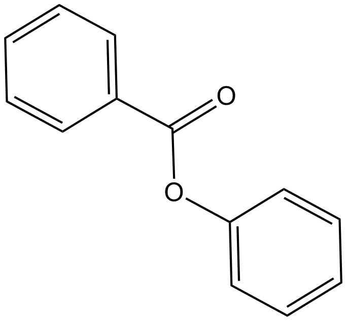 Phenyl benzoate 化学構造