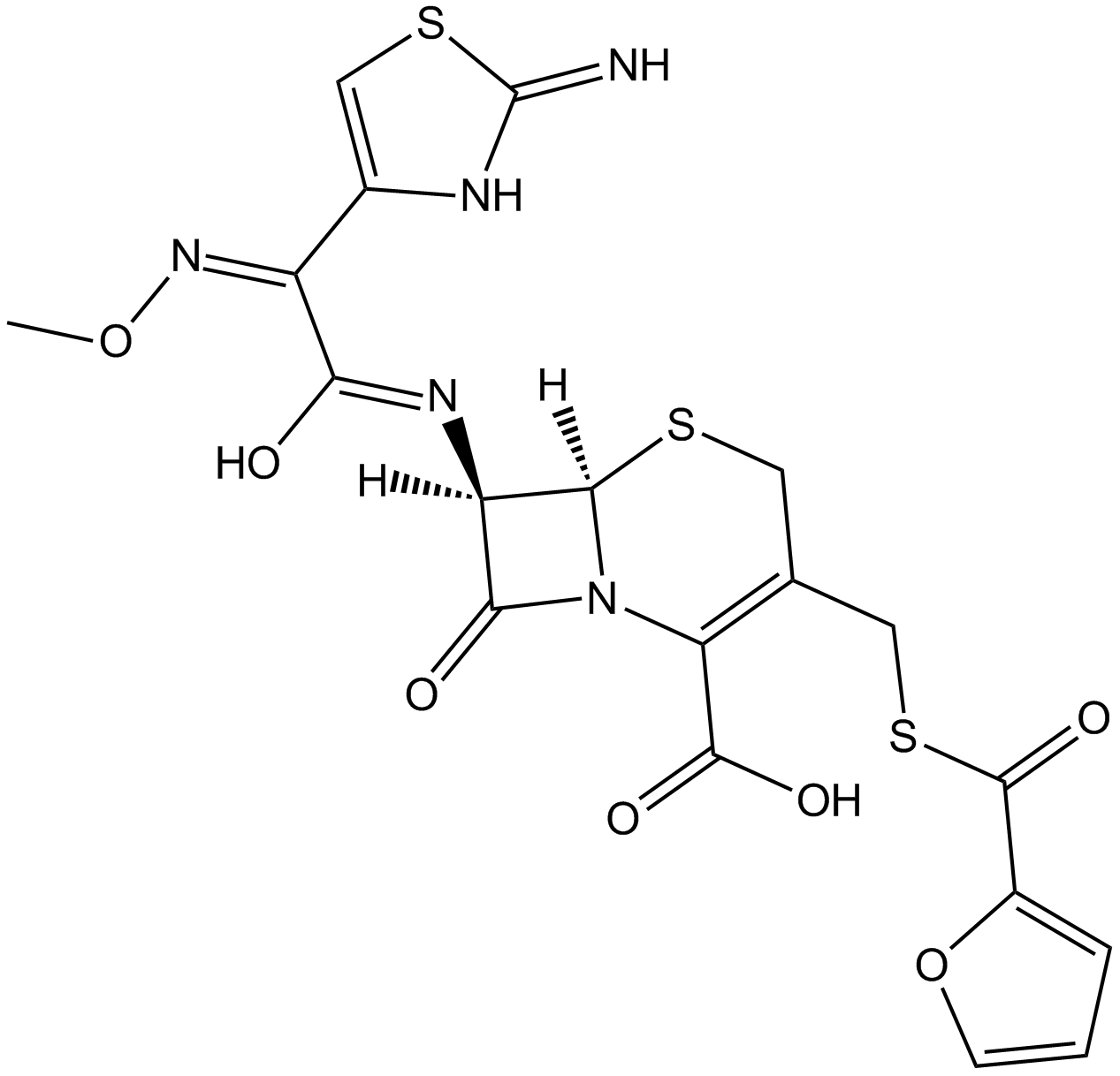 Ceftiofur Chemische Struktur