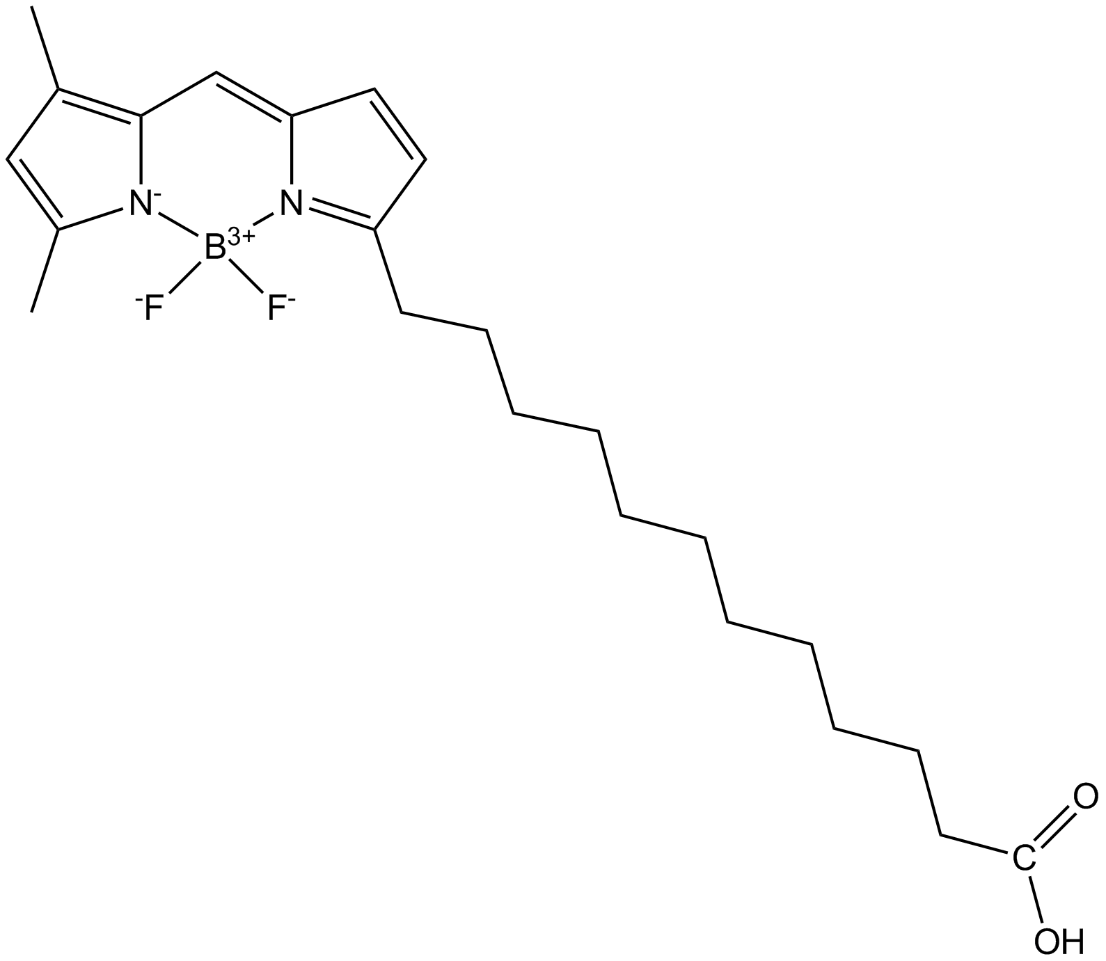 BODIPY FL C12 Chemical Structure
