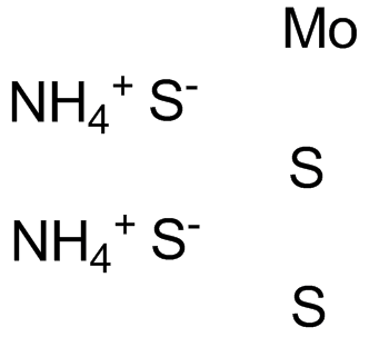 Ammonium tetrathiomolybdate Chemische Struktur