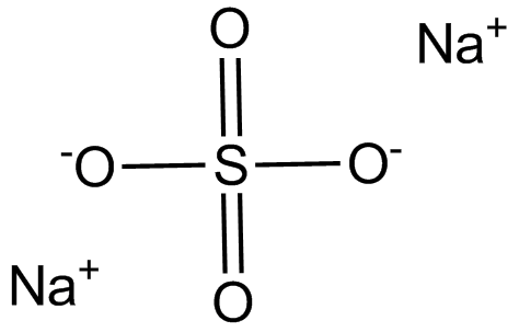Sodium sulfate anhydrous  Chemical Structure