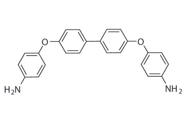 4,4'-Bis(4-aminophenoxy)biphenyl 化学構造