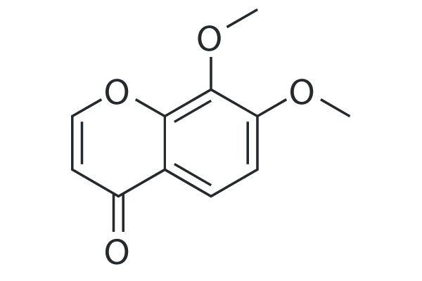 7,8-Dimethoxy-4H-chromen-4-one Chemische Struktur