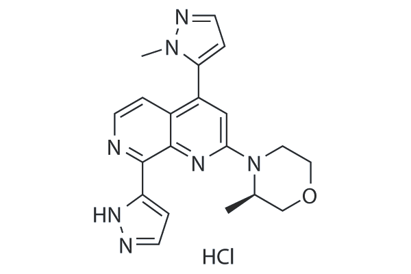 Elimusertib (BAY-1895344) hydrochloride  Chemical Structure