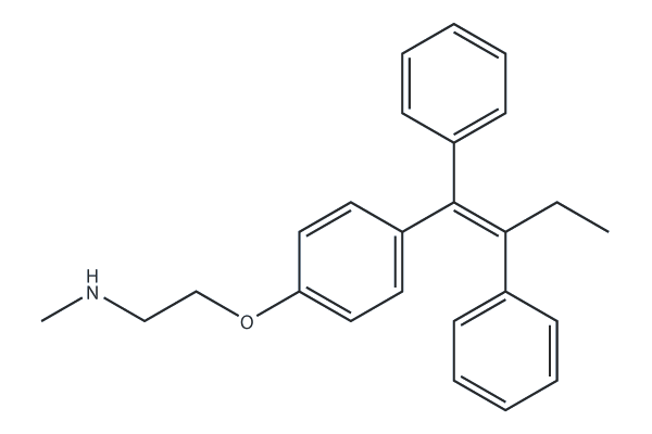 N-Desmethyltamoxifen  Chemical Structure