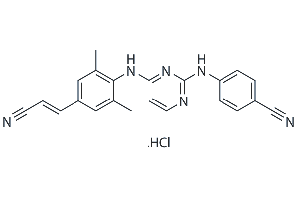 Rilpivirine Hydrochloride  Chemical Structure