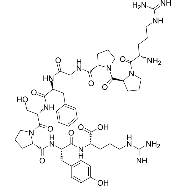 [Tyr8] Bradykinin  Chemical Structure