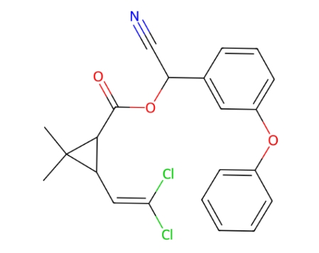 α-Cypermethrin 化学構造