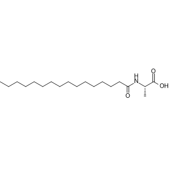 N-Hexadecanoyl-alanine  Chemical Structure
