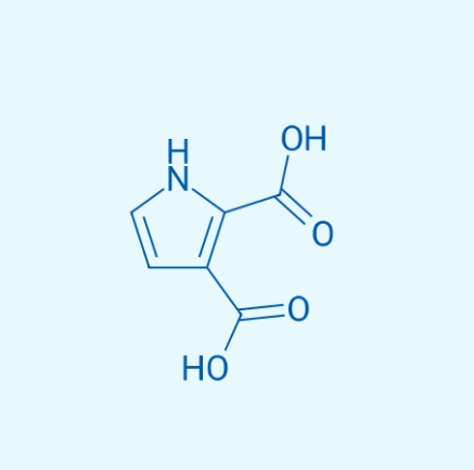 1H-Pyrrole-2,3-dicarboxylic acid 化学構造