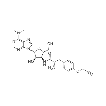 O-Propargyl-Puromycin (O-Propargylpuromycin) 化学構造