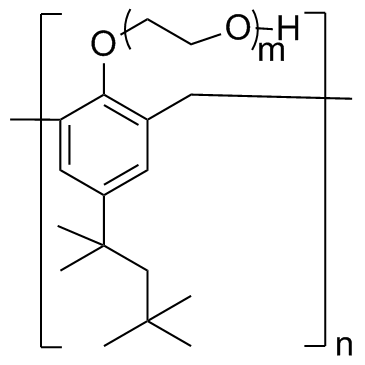 Tyloxapol (Triton WR1339) التركيب الكيميائي
