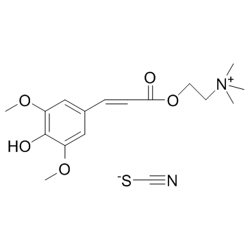 Sinapine thiocyanate 化学構造