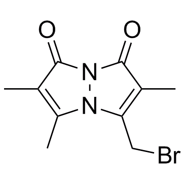 Bromobimane (Monobromobimane) Chemische Struktur