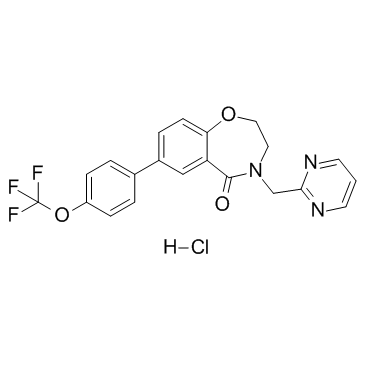 Eleclazine hydrochloride (GS 6615 hydrochloride)  Chemical Structure