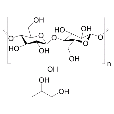 Hypromellose (Celacol HPM 5000) 化学構造