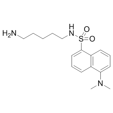 Dansylcadaverine (Monodansyl cadaverine) 化学構造