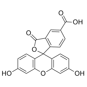 5-FAM (5-Carboxyfluorescein) Chemische Struktur