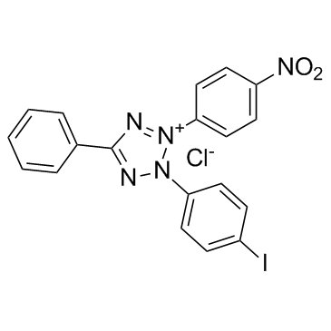 INT (Iodonitrotetrazolium chloride) Chemische Struktur