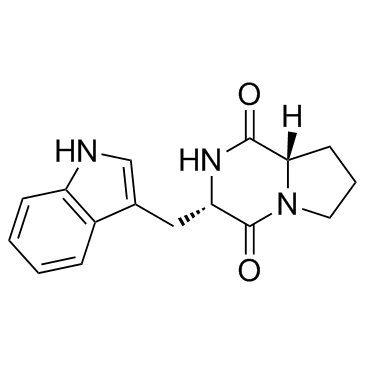 Brevianamide F (Cyclo(L-Pro-L-Trp))  Chemical Structure
