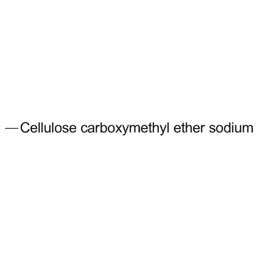 Cellulose carboxymethyl ether sodium Chemische Struktur