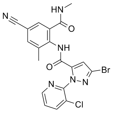 Cyantraniliprole (HGW-86) 化学構造
