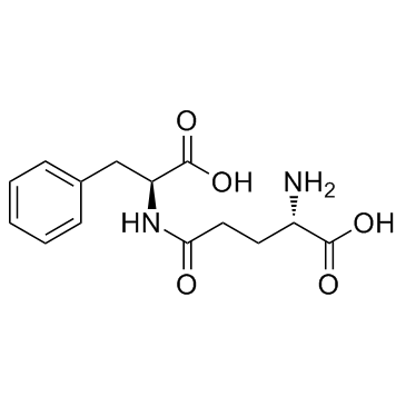 γ-Glu-Phe (γ-Glutamylphenylalanine) 化学構造