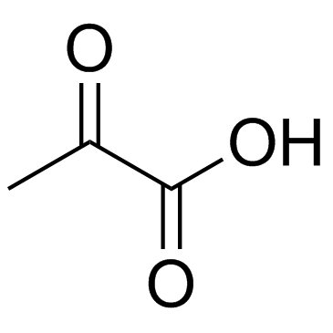 Pyruvic acid (2-Oxopropanoic acid) Chemical Structure