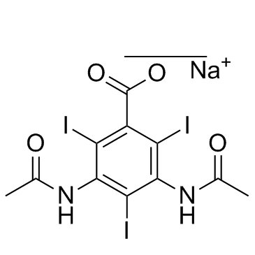 Sodium diatrizoate (Diatrizoic acid sodium salt) التركيب الكيميائي