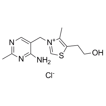 Thiamine monochloride (Vitamin B1) التركيب الكيميائي