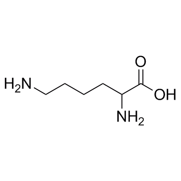 DL-Lysine ((±)-2,6-Diaminocaproic acid) Chemische Struktur