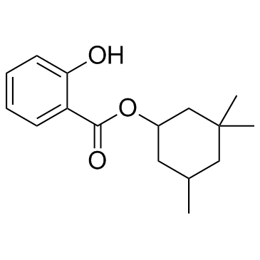 Homosalate (Homomenthyl salicylate) Chemische Struktur