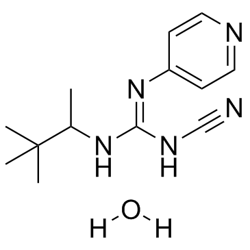 Pinacidil monohydrate 化学構造