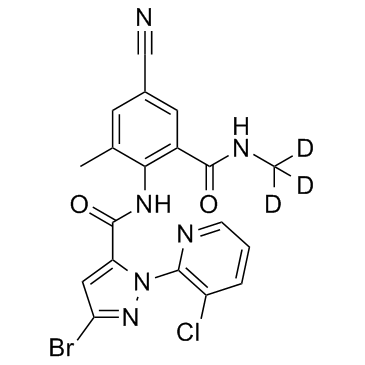 Cyantraniliprole D3 (HGW-86 D3)  Chemical Structure
