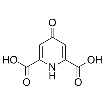 Chelidamic acid Chemische Struktur