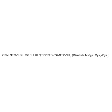Calcitonin, eel (Thyrocalcitonin eel)  Chemical Structure