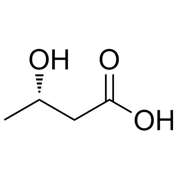 (S)-3-Hydroxybutanoic acid ((S)-β-Hydroxybutanoic acid)  Chemical Structure