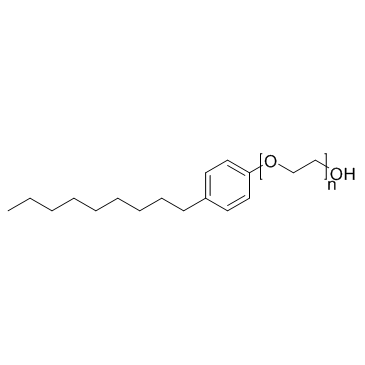 4-Nonylphenol polyethoxylate (4-Nonylphenol polyethoxylate) Chemische Struktur