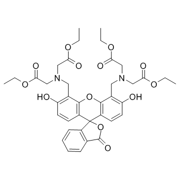 Calcein tetraethyl ester (Fluorexon tetraethyl ester) Chemical Structure