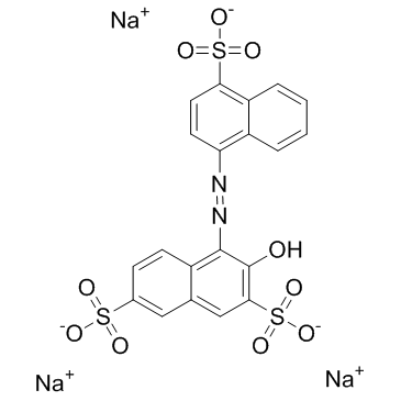 Amaranth (Acid Red 27) التركيب الكيميائي