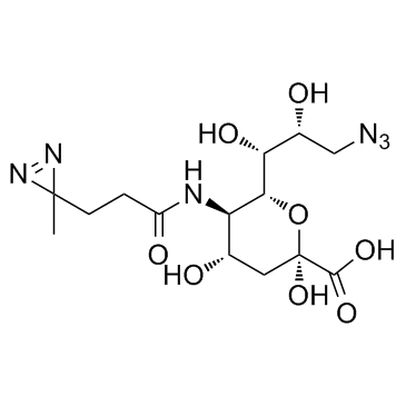 9-Azido-Neu5DAz  Chemical Structure