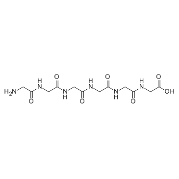 Gly6 (Hexaglycine) 化学構造
