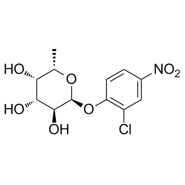 CNP-AFU (2-Chloro-4-nitrophenyl α-L-fucopyranoside)  Chemical Structure