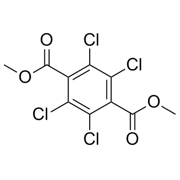 Chlorthal-dimethyl (Dimethyl tetrachloroterephthalate) Chemical Structure