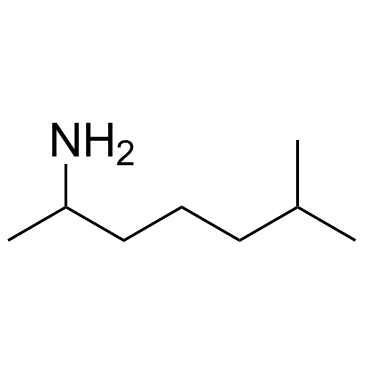 Octodrine (2-Amino-6-methylheptane) التركيب الكيميائي